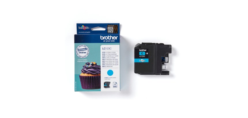 Brother - Cartuccia - Ciano - LC123C - 600 pag