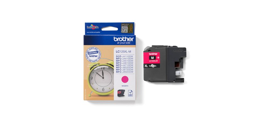 Brother LC125XLM ink cartridge 1 pc(s) Original Extra (Super) High Yield Magenta