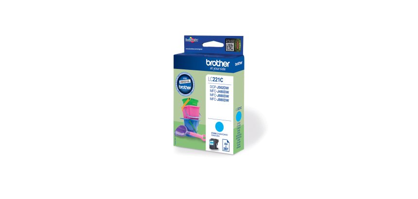 Brother LC221C ink cartridge 1 pc(s) Original Cyan