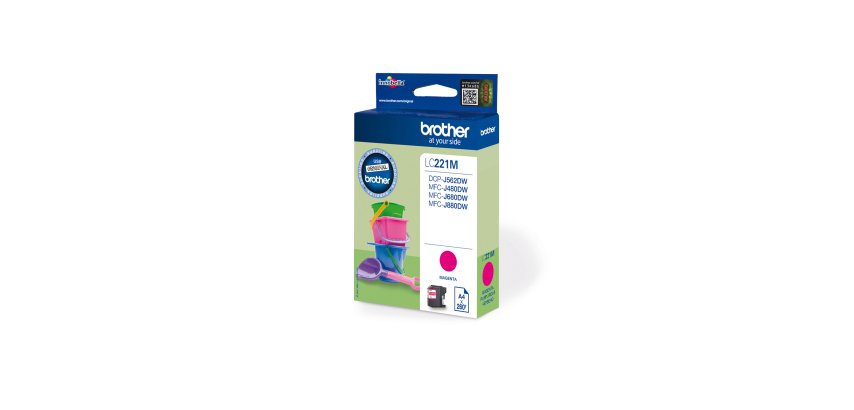 Brother - Cartuccia - Magenta - LC221M - 260 pag