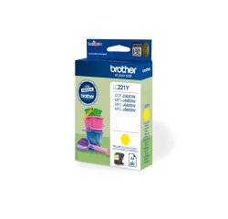 Brother LC221Y ink cartridge 1 pc(s) Original Yellow