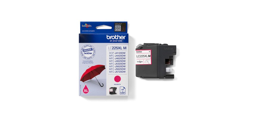 Brother - Cartuccia - Magenta - LC225XLM - 1200 pag