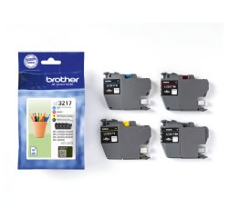 Brother - 4 Cartucce - BK/C/M/Y - LC3217VAL - 550 pag