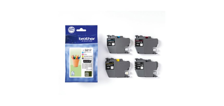 Brother LC3217VAL ink cartridge 4 pc(s) Original Black, Cyan, Magenta, Yellow
