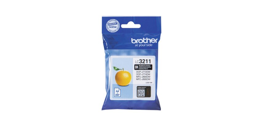 Brother LC3211BK ink cartridge 1 pc(s) Original Standard Yield Black