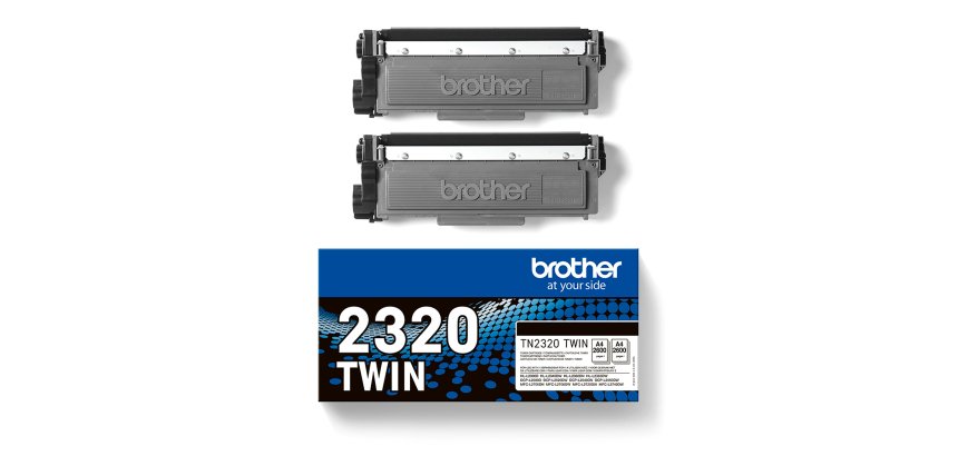 Brother - Bundle di 2 Toner - Nero - TN2320TWIN - 2.600 pag