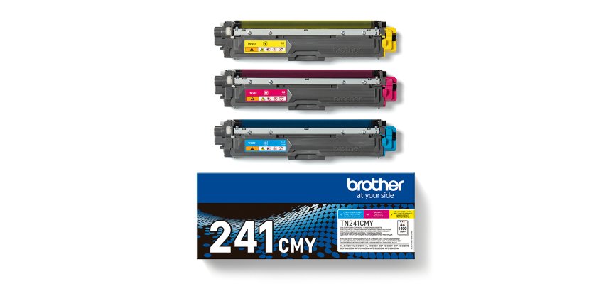Brother - Bundle di 3 Toner - C/M/Y - TN241CMY - 1.400 pag