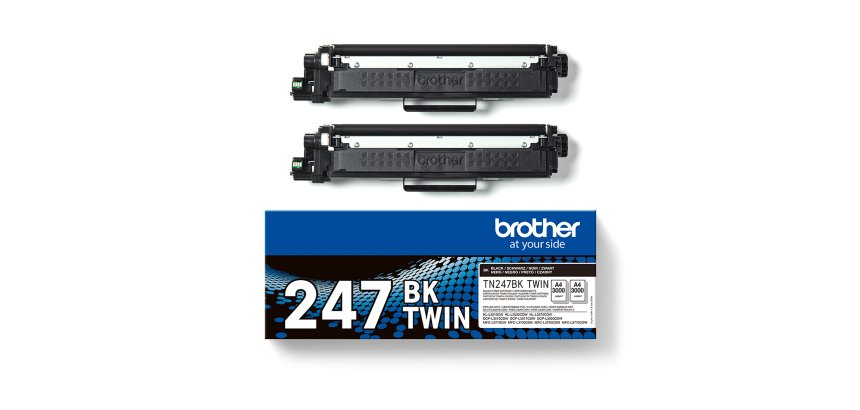 Brother - Bundle di 2 Toner - Nero - TN247BKTWIN - 3.000 pag