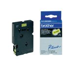 Brother - Nastro -  Nero/Giallo - TC691 - 9mm x7,7mt