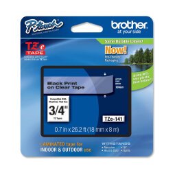 Brother TZe-141 - laminated tape - 1 roll(s) - Roll (1.8 cm x 8 m)