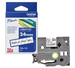 Brother - Nastro - Nero/Trasparente -TZE151 - 24mm x 8mt