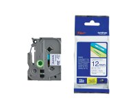 Brother - Nastro - Blu/Bianco  - TZE233 - 12mm x 8mt