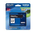 Brother - Nastro -  Bianco/Nero - TZE345 - 18mm x 8mt
