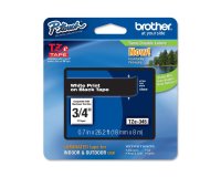 Brother - Nastro -  Bianco/Nero - TZE345 - 18mm x 8mt