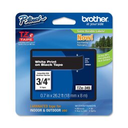 Brother TZe-345 - laminated tape - 1 roll(s) - Roll (1.8 cm x 8 m)