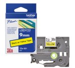 Brother - Nastro -  Nero/Giallo - TZE621 - 9mm x 8mt