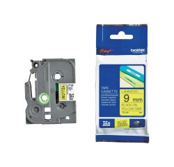 Brother - Nastro -  Nero/Giallo - TZE621 - 9mm x 8mt