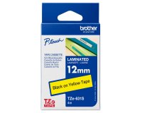 Brother - Nastro - Nero/Giallo - TZE631S - 12mm x 4mt