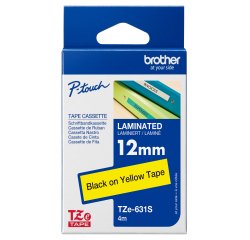 Brother TZE631S label-making tape Black on yellow TZe