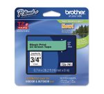 Brother - Nastro -  Nero/Verde - TZE741 - 18mm x 8mt