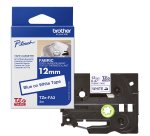 Brother TZE-FA3 label-making tape Blue on white