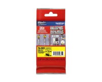 Brother - Nastro con adesivo resistente - Nero/Giallo - TZES631 - 12mm x 8mt