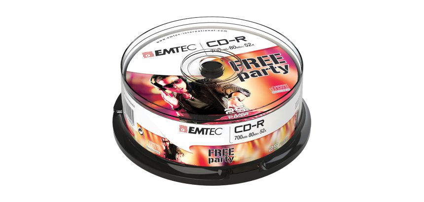 Emtec - CD-R - ECOC802552CB - 80min/700mb