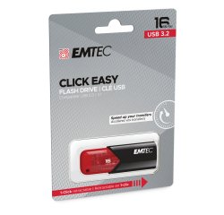 Emtec - Memoria USB B110 USB 3.2 Click&Easy - rosso - ECMMD16GB113 - 16 GB