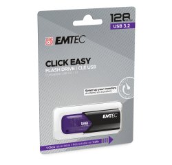 Emtec - Memoria USB B110 USB 3.2 Click&Easy - viola - ECMMD128GB113 - 128 GB