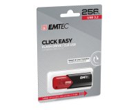 Emtec - Memoria USB B110 USB 3.2 Click&Easy - rosso - ECMMD256GB113 - 256 GB