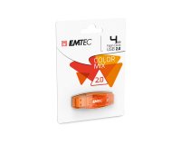 Emtec - Memoria Usb 2.0 - Arancione - ECMMD4GC410 - 4GB