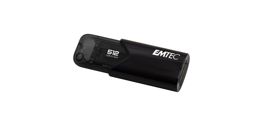 Emtec - Memoria USB B110 USB 3.2 Click&Easy - nero - ECMMD512GB113 - 512 GB