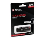 Emtec - Memoria USB B120 Click&Secure - ECMMD64GB123 - 64 GB