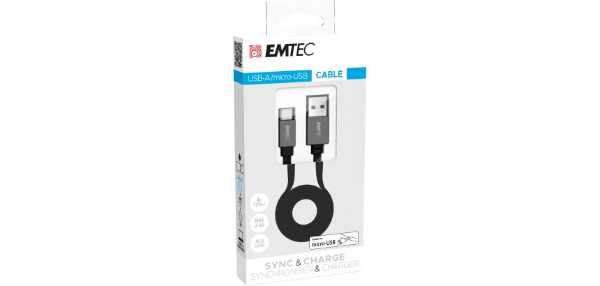 Emtec - Cavo USB-A to Micro-USB T700 - ECCHAT700MB
