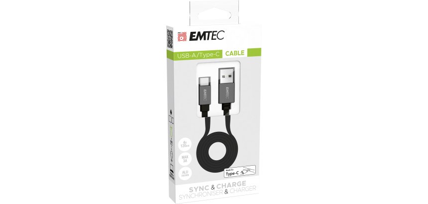 Emtec - Cavo USB-A to type C T700 - ECCHAT700TC