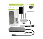 Emtec - Hub 6-in-1 Multimedia Type-C T650C - ECHUBT650C