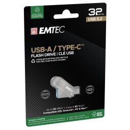 Emtec - Memoria Dual USB3.2 to Type-C - 32GB - ECMMD32GD283