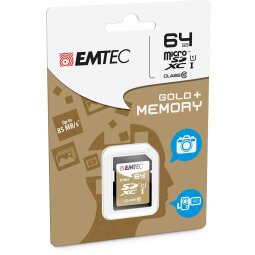 Emtec - SDXC Class 10 Gold + - ECMSD64GXC10GP - 64GB