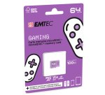 Emtec - mSD Gaming UHS-I U3 V30 A1 - Viola - 64GB - EMTSDM64GXCU3G