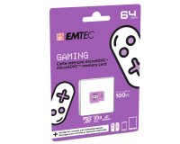 Emtec - mSD Gaming UHS-I U3 V30 A1 - Viola - 64GB - EMTSDM64GXCU3G