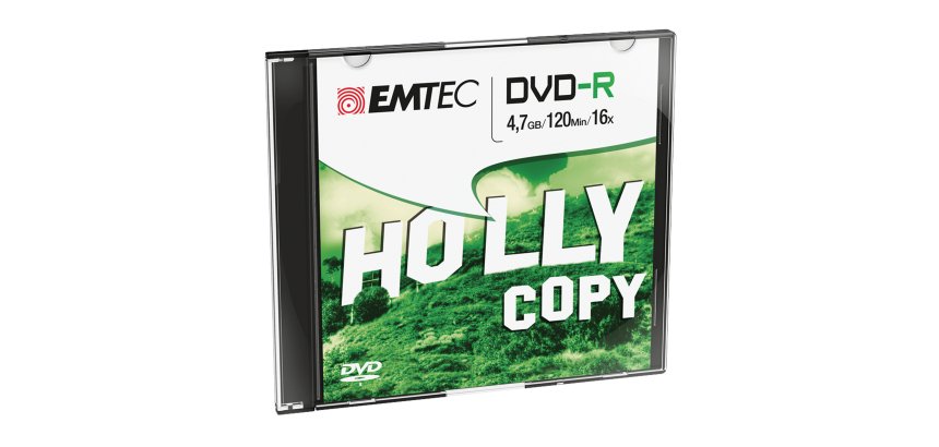 Emtec - DVD-R - registrabile - ECOVR471016SL - 4,7GB - conf. 10 pz