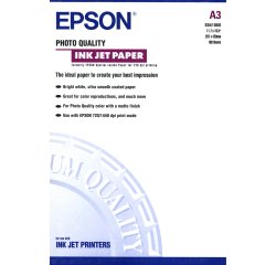 Epson Photo Quality Ink Jet Paper, DIN A3, 102g/m², 100 Sheets