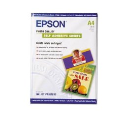 Epson Self-Adhesive Photo Paper - A4 - 10 Sheets