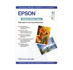 Epson - Archival Matte Paper - A4 - 50 Fogli - C13S041342