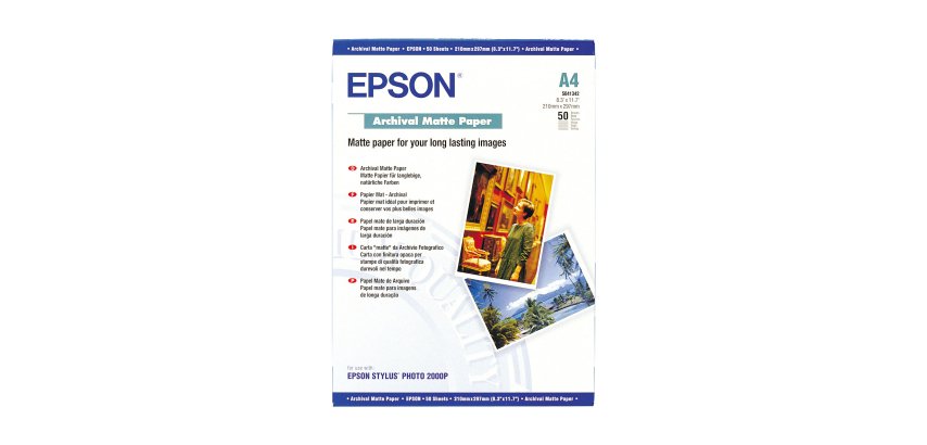 Epson - Archival Matte Paper - A4 - 50 Fogli - C13S041342