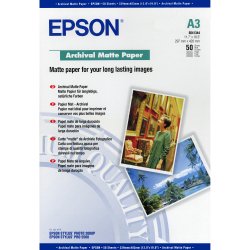 Epson archival matte paper, din a3, 189g/m², 50 sheets