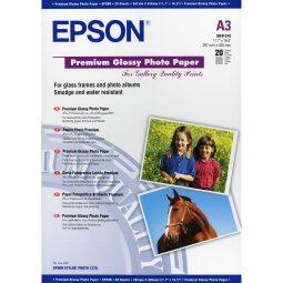 GB_Epson Premium Glossy Photo Paper, DIN A3, 255 g/m², 20 hojas