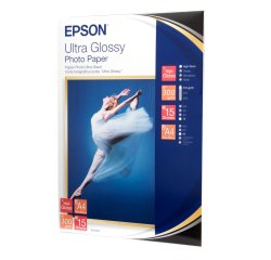 Epson - Ultra Glossy Photo Paper - A4 - 15 Fogli - C13S041927