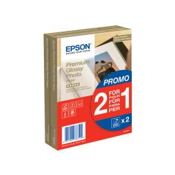 Epson premium glossy photo paper - 10x15cm - 2x 40 sheets