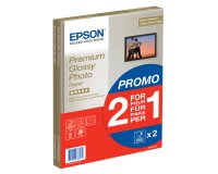 Epson - Premium Glossy Photo Paper - A4 - 2x 15 Fogli - C13S042169